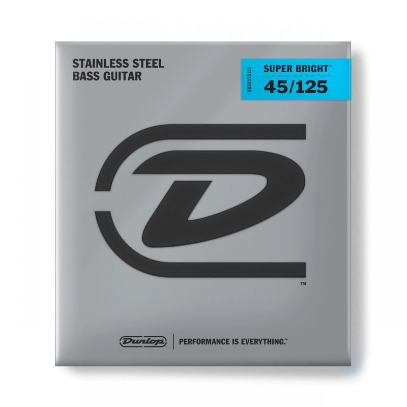 Набор струн DUNLOP DBSBS45125 SUPER BRIGHT STEEL (45-125)